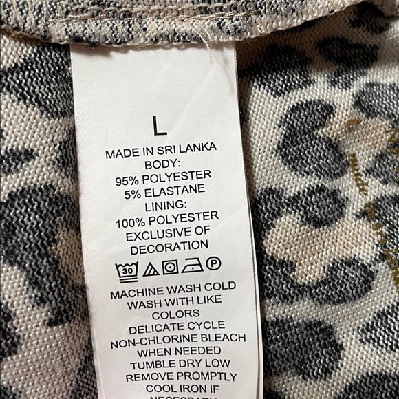 Kate Spade Lounge Wear Size XL Leopard Print Pants with Black Hoodie Jacket. - Picture 7 of 8